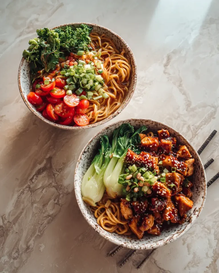 Spice Up Your Dinner with Sweet Chili Chicken Noodle Bowls - Featured Image