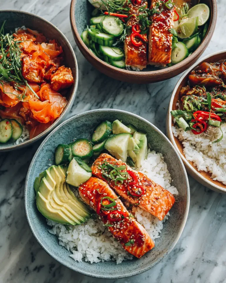 Sweet Chili Salmon Bowls: A Flavorful Fusion Feast - Featured Image